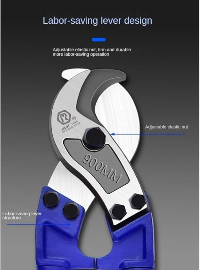 18-inch Cable Cutter Heavy Duty - Wire Cutters for Hard Wire Ropes,Industrial Strength,Comfort Grip Handle,Ideal for Firefighter tools