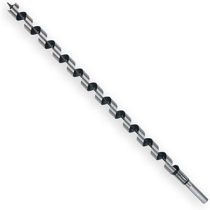 IVY Classic 46315 15/16 x 18-Inch Power Auger, High-Carbon Steel, 1/Tube