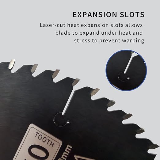 10 Inch 32T & 60T ATB Circular Saw Blades with 5/8 Inch Arbor for Miter/Table Saw, Combo Pack for General Purpose & Fine Finish Wood Cutting