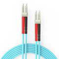 Fiber Patch Cable,10G/Gigabit Fiber Optic Cables with LC to LC Multimode OM3 Duplex 50/125 OFNP 3M（1Pack