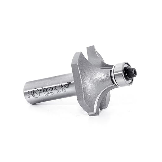 Amana Tool - 49518 Carbide Tipped Corner Round 1/2 Radius x 1-1/2 Dia x 3/4 x 1/2" Sha