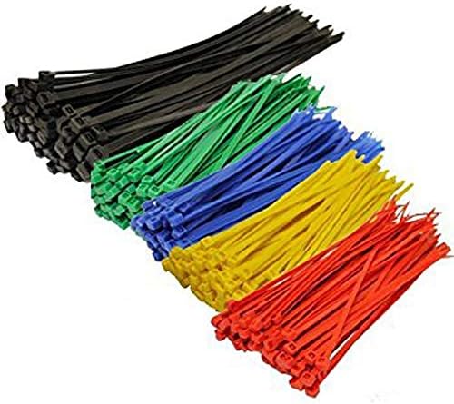 4 Inch Brown Tan Colored Zip Ties (100 Pieces) 18lb Strength, Nylon Cable Wire Ties