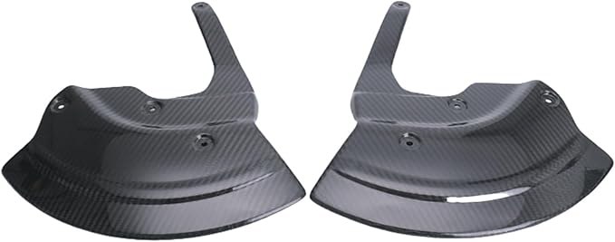 Motorcycle Front Brake Caliper Disc Guard Fairing Protector for BMW M1000RR S1000R S1000RR S1000XR 2020 2021 2022 2023 2024 Carbon Fiber Aero Disc Fender Accessories (ABS Carbon Fiber-Matte)