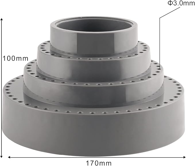 DZQ Rotating Bur Holder 116 Holes,Rotary Tool Holder 1/8" Diameter,Mandrel Drill Holder 360 Degree Rotating,for Drill Home and Garage Tool Accessories(Gray)