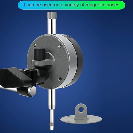 Electronic Digital Dial Indicator Gage Gauge Inch/Metric Conversion 0-1 Inch/25.4 mm 0.00005 Inch/0.001mm