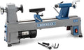 10x18” Mini Lathe Machine - Sturdy Cast-Iron Made Wood Lathes - Adjustable & Secured Woodturning Tools for Small to Medium-size Projects - Non-Slip Wood Lathe Accessories for Legs, Handles & Decor