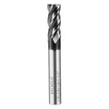 1/8" Carbide End Mill Bits Set for Alloy & Hardened Steels - Hrc55 Micro Grain, 4-Flute Milling Cutter with AlTiN Coating, CNC Router Bits, High-Performance Milling Bits