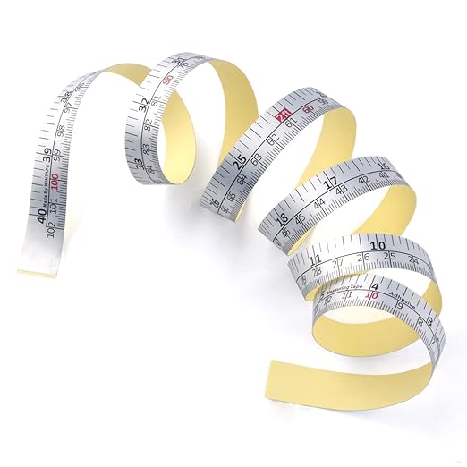 WIN TAPE Workbench Ruler Adhesive Backed Tape Measure - 40 Inches 101 Centimeters