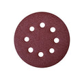POWERTEC 45124, 6" x 8 Holes, 240 Grit, A/O Hook & Loop Sanding Disc, 25PK