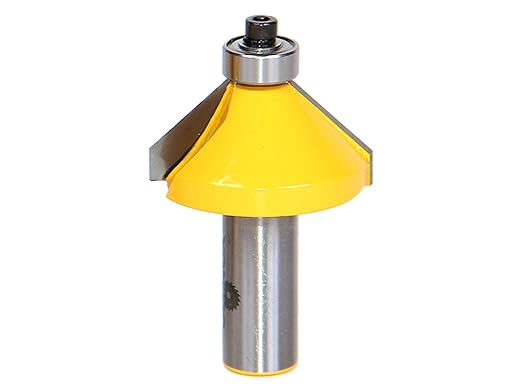 YONICO Chamfer Router Bits Edge Forming 45 Degree 1/2-Inch Shank 13106