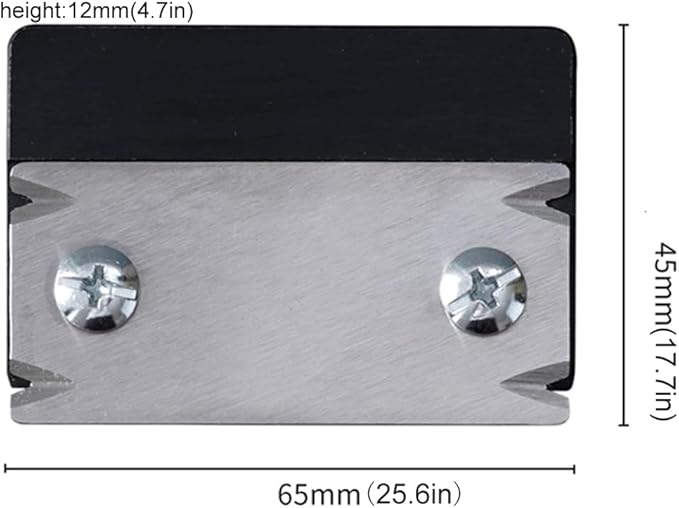 Woodworking Edge Trimmer, Hand Planer Edge Bander for Burrs,Edge Corner Planer,Wood Chamfering Fillet Scraper,Edge Banding Cutter for PVC ABS Melamine Veneer,Deburring Tool,MG-022BK