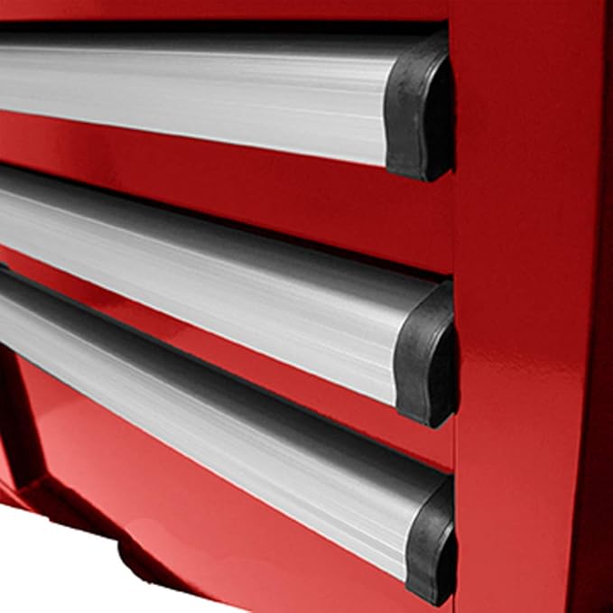 Homak PRO II Series 41” 9-Drawer Roller Cabinet, Red, RD04041092