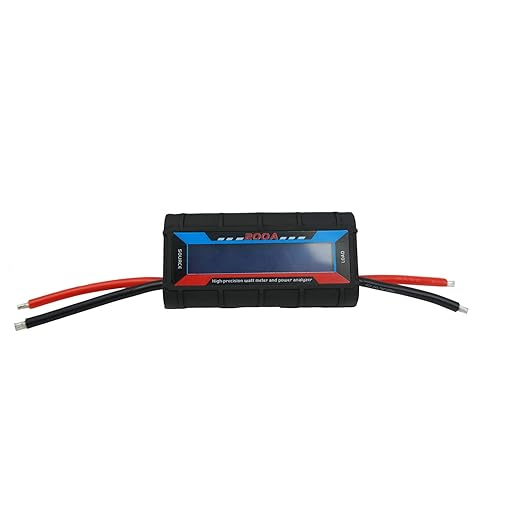 200A RC Watt Meter, High Precision Power Analyzer, DC 0-60V Volt Amp Watt Checker Tester, with Digital LCD Screen- for Voltage(V) Current(A) Power(W) Charge(Ah) and Energy(Wh) Measurement