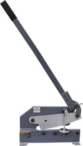 KAKA INDUSTRIAL Manual Metal Shear HS-12, 12 inch Throatless Cutting Machine for Sheet Metal, Plate Steel and Round Bars - Portable Workbench-Mounted Tool