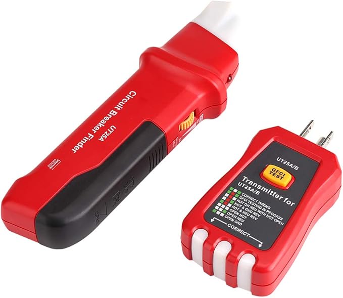 Circuit Breaker Finder, Professional Circuit Breaker Finder Sensitivity Adjustable Socket Tester Diagnostic Tool