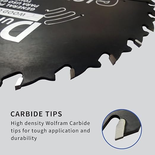 10 Inch 32T & 60T ATB Circular Saw Blades with 5/8 Inch Arbor for Miter/Table Saw, Combo Pack for General Purpose & Fine Finish Wood Cutting