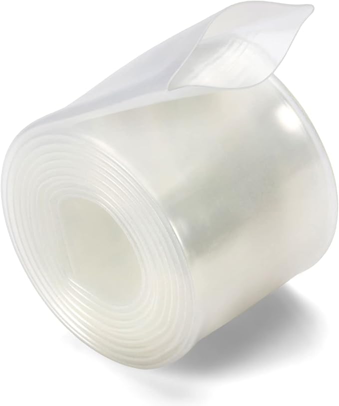 Chanzon 2:1 Ratio 7/8" (22mm) Heat Shrink Tubing 3.3Ft Roll (1M Total Length) Clear/Transparent Polyolefin Sleeving Wrap Shrinking 2 to 1 1pcs
