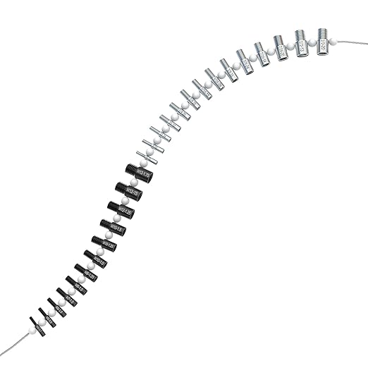 CKE Nut & Bolt Thread Checker (Inch & Metric) - 26 Male/Female Gauges,Stainless Steel - 14 Inch & 12 Metric