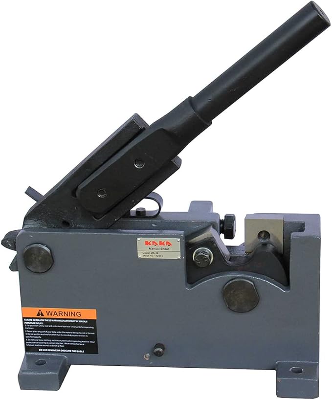 KAKA INDUSTRIAL MS-20 Manual Sheet Metal Shears - Cuts Square Steel, Rebar, Rod, Flat Bar, Round Steel up to 0.79 in / 20mm