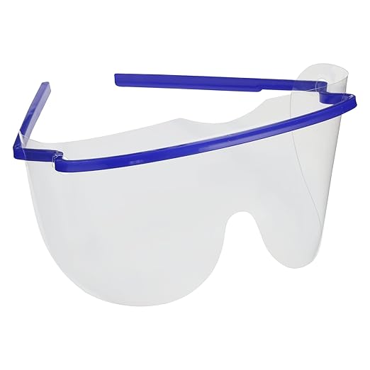 Eye Shield [Box of 25] Pre-Assembled Eye Protective Glasses, Protective Eyewear PPE for Hospitals with Optical-Grade Lenses, Lightweight Frame | Eye Protection Equipment