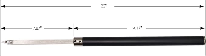 Carbide Tipped Woodturning Tools Wood Turning Tool Set of 3 with Interchangeable Handle for Wood Lathe, 3 Tools with aluminum alloy Grip Handle，Typ：AT03