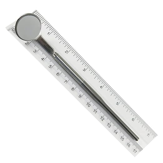 Double Sided Dental Mirror #4, CS, w/Handle