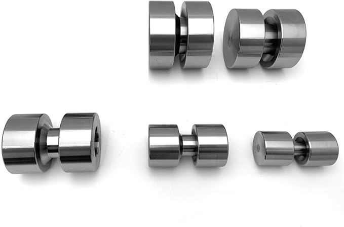 10 Piece Dimple Die Set 1/2" 3/4" 1" 1 1/4" 1 1/2" 1 3/4" 2" 2 1/2" 3" Includes Dzus Dimple Die