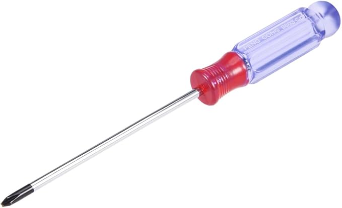 uxcell Magnetic #0 Phillips Screwdriver Cross-head with 3 Inch Shaft Ergonomic Grip