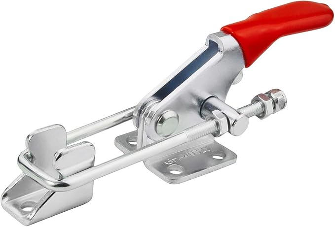 GH-40323 Latch Type Toggle Clamps Set Hand Tool Quick Release Tool, 163kg/360lbs Metal Horizontal Holding Capacity, Pack of 6
