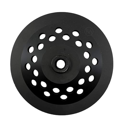 Benchmark Abrasives 7 Inch Concrete Grinding Wheel Arrow Type Diamond Cup Wheel with 5/8"-11 Arbor Hole for Masonry, Natural Stone, Concrete Grinding Wheel - Angle Grinder Attachments (7”)