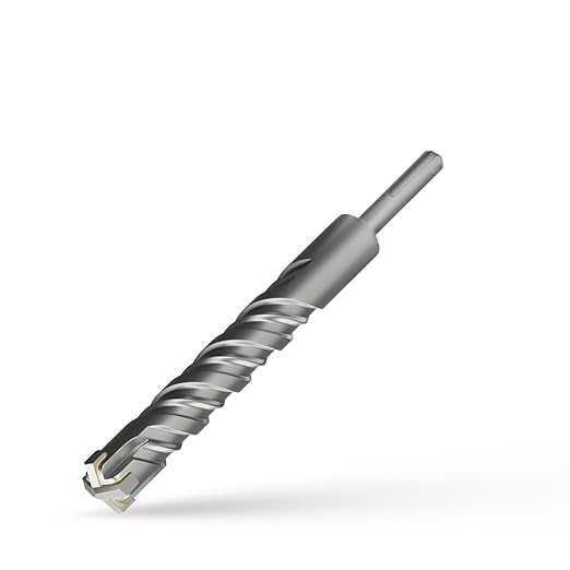 CSOOM SDS Plus Rotary Hammer Drill Bit 1"x8.27", Professional Concrete Drill Bit for Concrete, Brick, Stone and Cement Walls