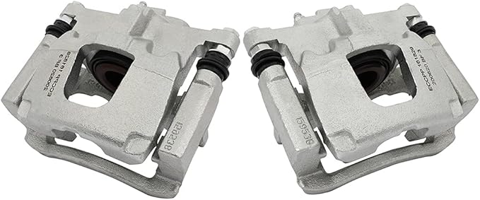 SCITOO Rear Left+Right Brake Calipers With Bracket 18B5046 18B5047 Compatible For Dodge Nitro 2007-2011 For Jeep Liberty 2008-2012 For Jeep Wrangler 2007-2017 For Jeep Wrangler JK 2018