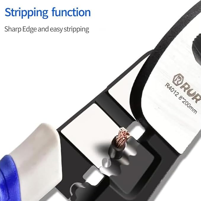 9.5 Inch Steel Cable Cutters – Wire Cutters Heavy Duty,Wire Rope Cutters,Precision-Cut Chromium-Vanadium Steel (56HRC) for Aluminum, Copper, Wires & Cables. Sharp, Durable & Effortless Cutting