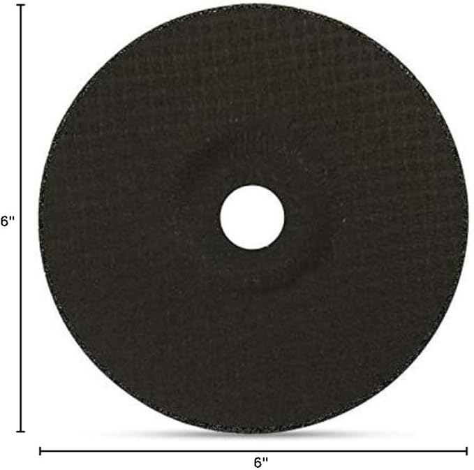 BHA Depressed Center Metal Grinding Wheels for Angle Grinders, 6” x 1/4” x 7/8” - 5 Pack