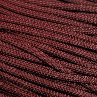 The Paracord Store | Type III 550 Paracord - 100 FT Hank, Burgundy Red | Heavy Duty 7 Strand Tactical Paracord - USA Made Nylon Outdoor Parachute Cord for Camping, Fishing & More - Survival Cord