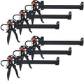 AWF PRO 29 oz Dual Thrust Caulk Gun - 25:1 or 12:1 Thrust Ratio, Dripless, Rotating Barrel, Comfort Grip, with Built-In Puncture Tool, Pack of 6