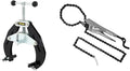 VEVOR Pipe Clamp, 2-6 in, Ultra Clamp with Quick Acting Screws & Locking Chain Pliers, Removable 48 in Chain, Holds 14 in Diameter Pipes