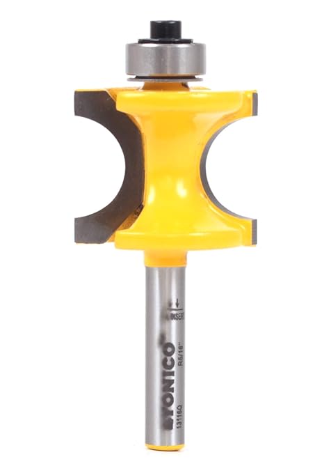YONICO Bullnose Router Bits 5/8-Inch Bead 1/4-Inch Shank 13116q