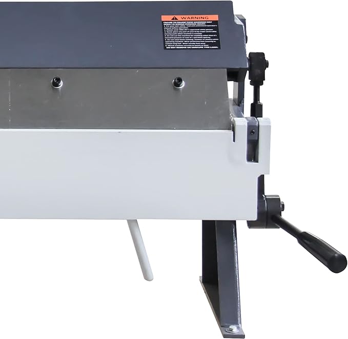 KAKA INDUSTRIAL Box and Pan Brake, 36-Inch Sheet Metal Brake, 16-Gauge Mild Steel Capacity Pan and Box Brake, 1–135 Degree Adjustable, Metal Break with 6 Fingers W-3616Z