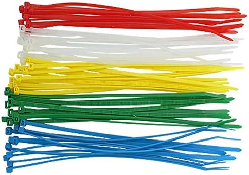 4 Inch Brown Tan Colored Zip Ties (100 Pieces) 18lb Strength, Nylon Cable Wire Ties
