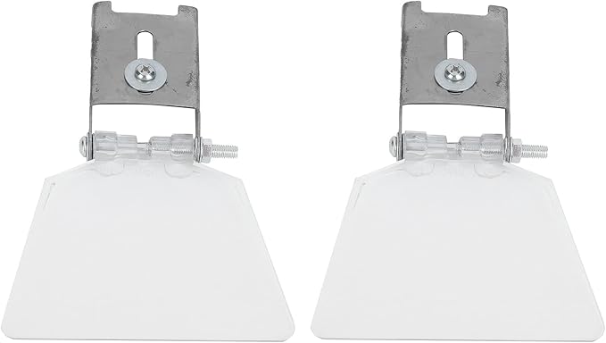 2Pcs Bench Grinder Tool Rest Accessories, 304 Stainless Steel Eye Shields for Bench Grinder, Grinder Safety Shields for Bench Type 125/150/200/250 Grinder