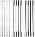 Scroll Saw Blades 10, 18, 21 TPI - Fits Skil SKL-80181 - Pinned Woodworking Sawblades (Pack of 36, 12 per TPI)