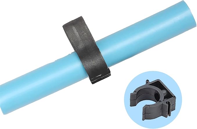 Pipe Clip Plastic Tubing Clamp for 1/2"(16mm OD) Tubing 20PCS