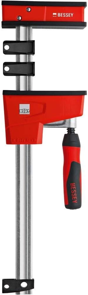 BESSEY KRE3518, 18 In., Parallel Clamp, K Body REVO Series - 1700 lbs Nominal Clamping Force , Spreader, and Woodworking Accessories - Clamps and Tools for Woodworking, Cabinetry, Case Work