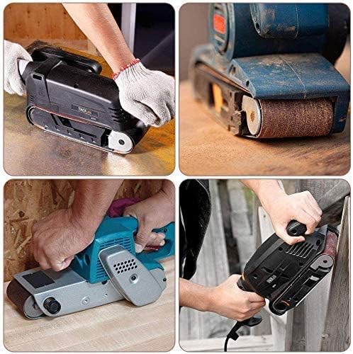 24 Pcs 3 Inch x 24 Inch Sanding Belts,Aluminum Oxide Belt Sander Sandpaper (8 Each of 40 60 80 Grits)