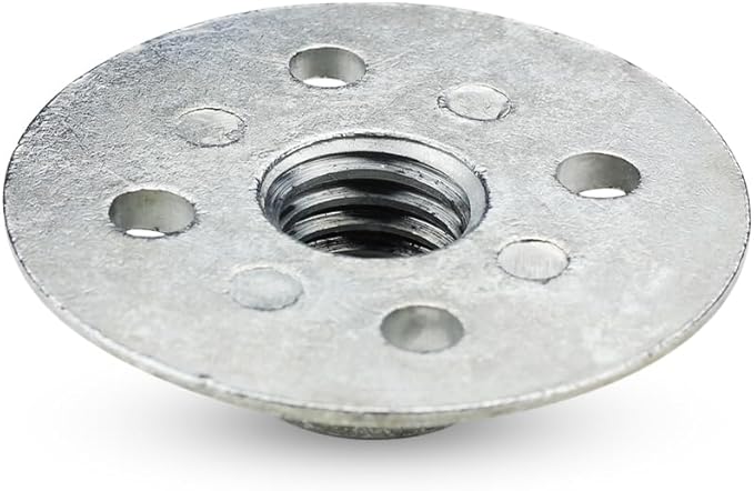 BHA Angle Grinder Ribbed Backing Pad for Resin Fiber Disc, 7" x 5/8" x 11