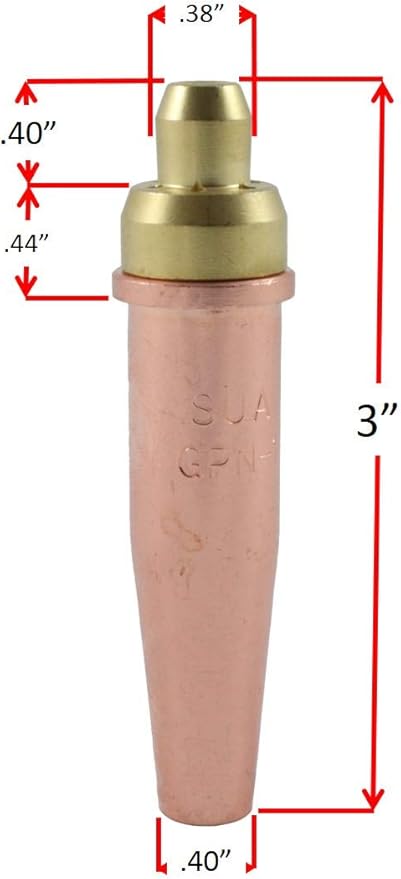 SÜA - Heavy Duty Oxy-Fuel Torch compatible with Victor with Check Valves + Cutting Tip (Propane)