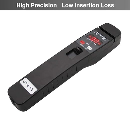 TMOFI-401 Live Fiber Optical Identifier with Visual Fault Locator for 0.25mm 0.9mm 3.0mm Fiber, No Need to Replace Clamp Block