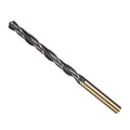 Drill Bit, 6mm Cutting Diameter, 4341 HSS Gold and Black 118° Cutting Angle Number Jobber Bits - (Applications: for Drilling Soft Metal Plastic Wood), 1-Pieces
