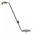 Vehicle Inspection Mirror/Under car Inspection Mirror - 12 Inch Diameter Security Mirror with Wheels and LED Light